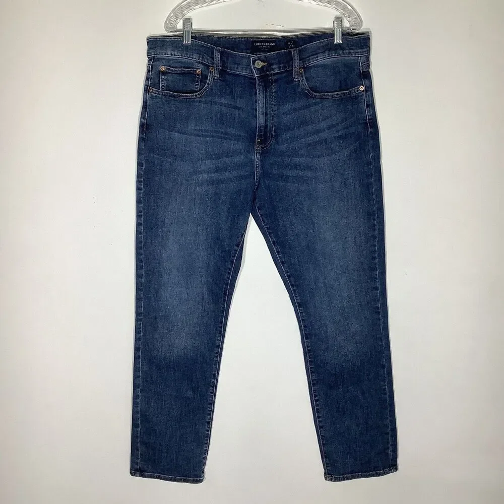 Lucky Brand Mens 410 Athletic Straight Denim Jeans Size 36 x 32 (Actual 38 x 31)